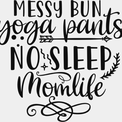 Messy Bun Yoga Pants Thumbnail